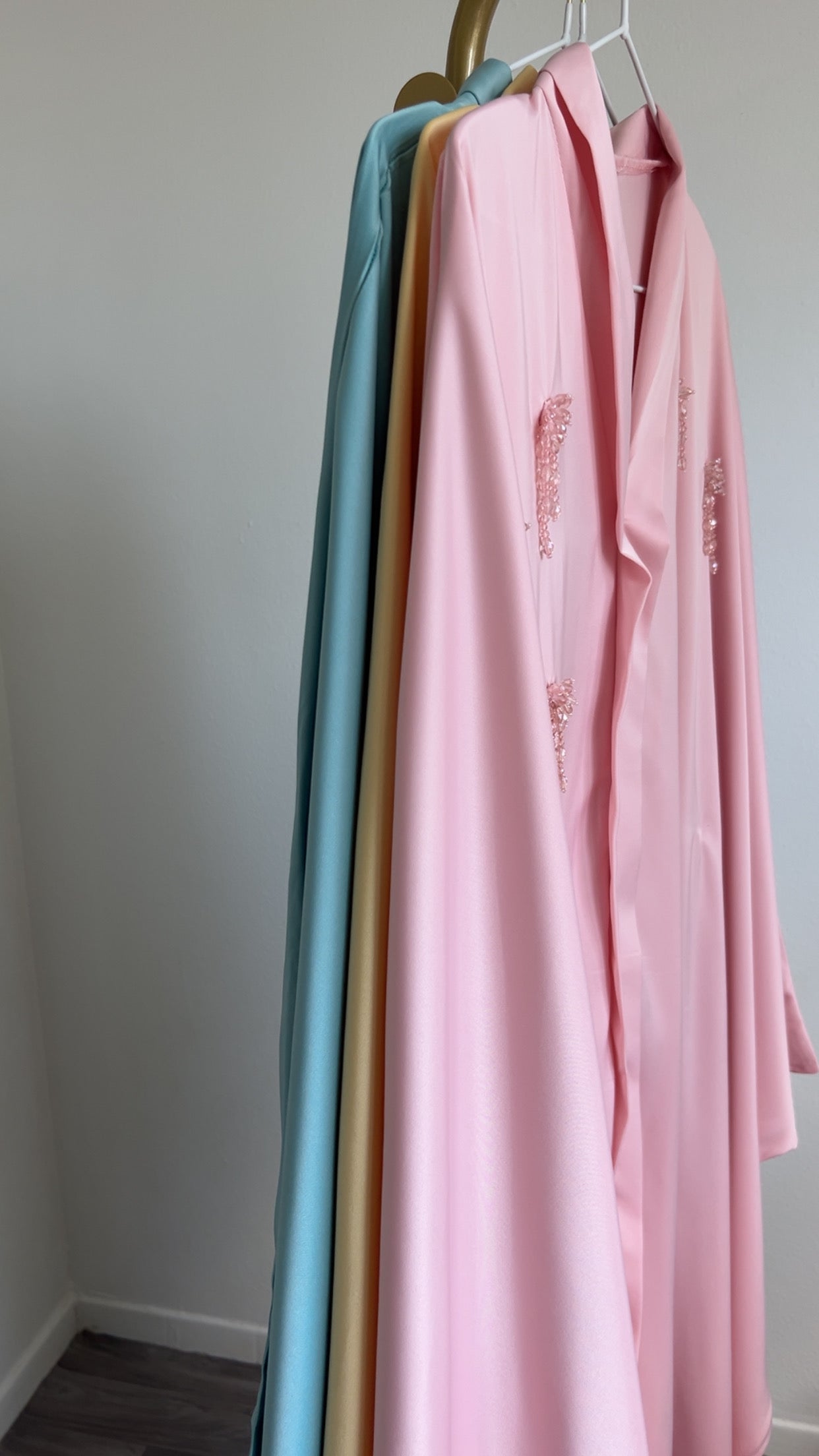 ABAYA LUXE PERLÉE - COLLECTION PASTEL