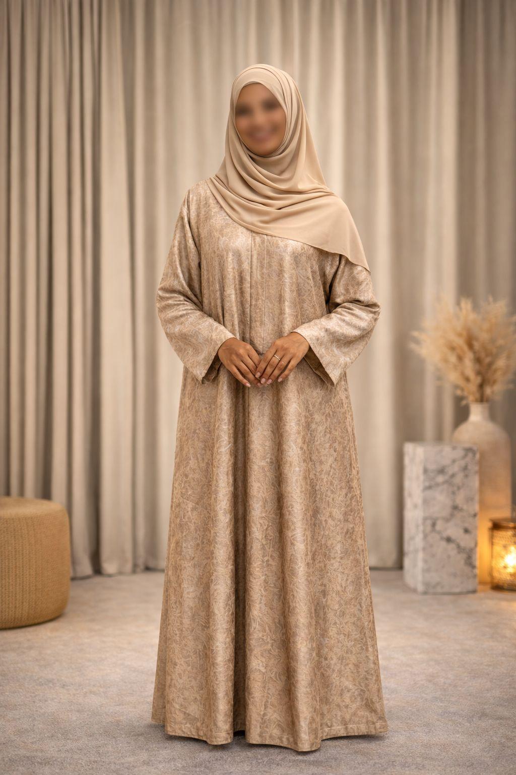 ABAYA JACQUARD TISSU TEXTURÉ