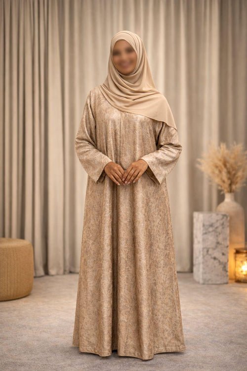 ABAYA JACQUARD TISSU TEXTURÉ
