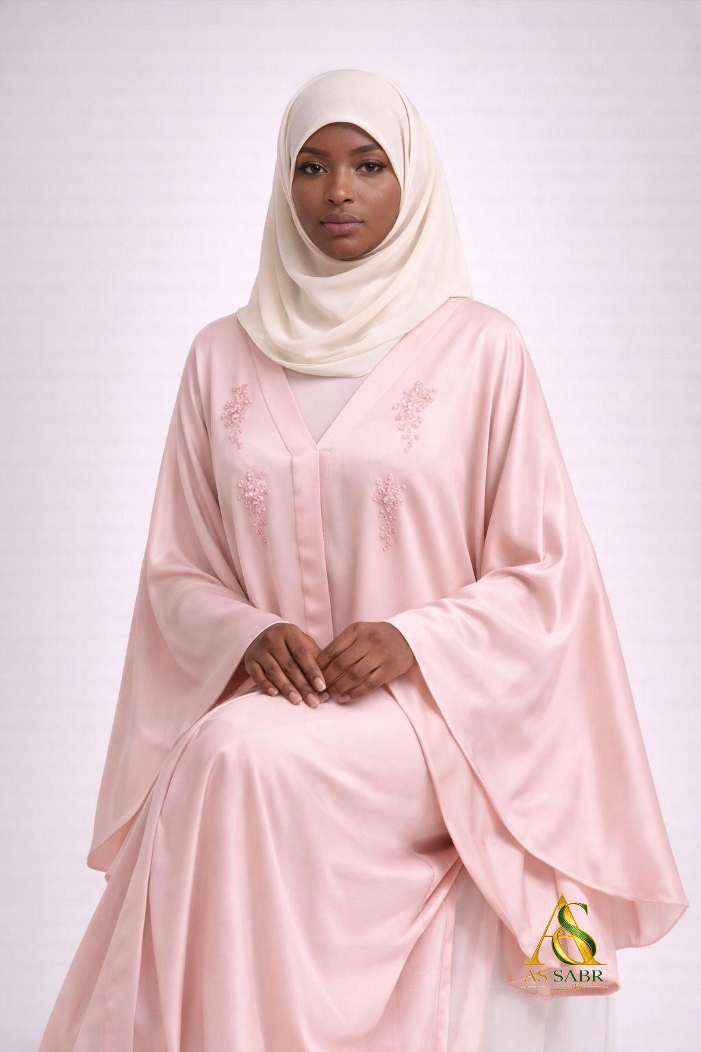 ABAYA LUXE PERLÉE - COLLECTION PASTEL