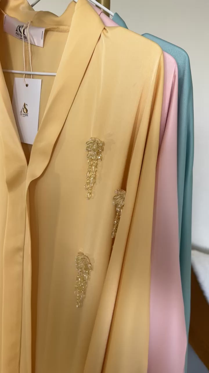 ABAYA LUXE PERLÉE - COLLECTION PASTEL
